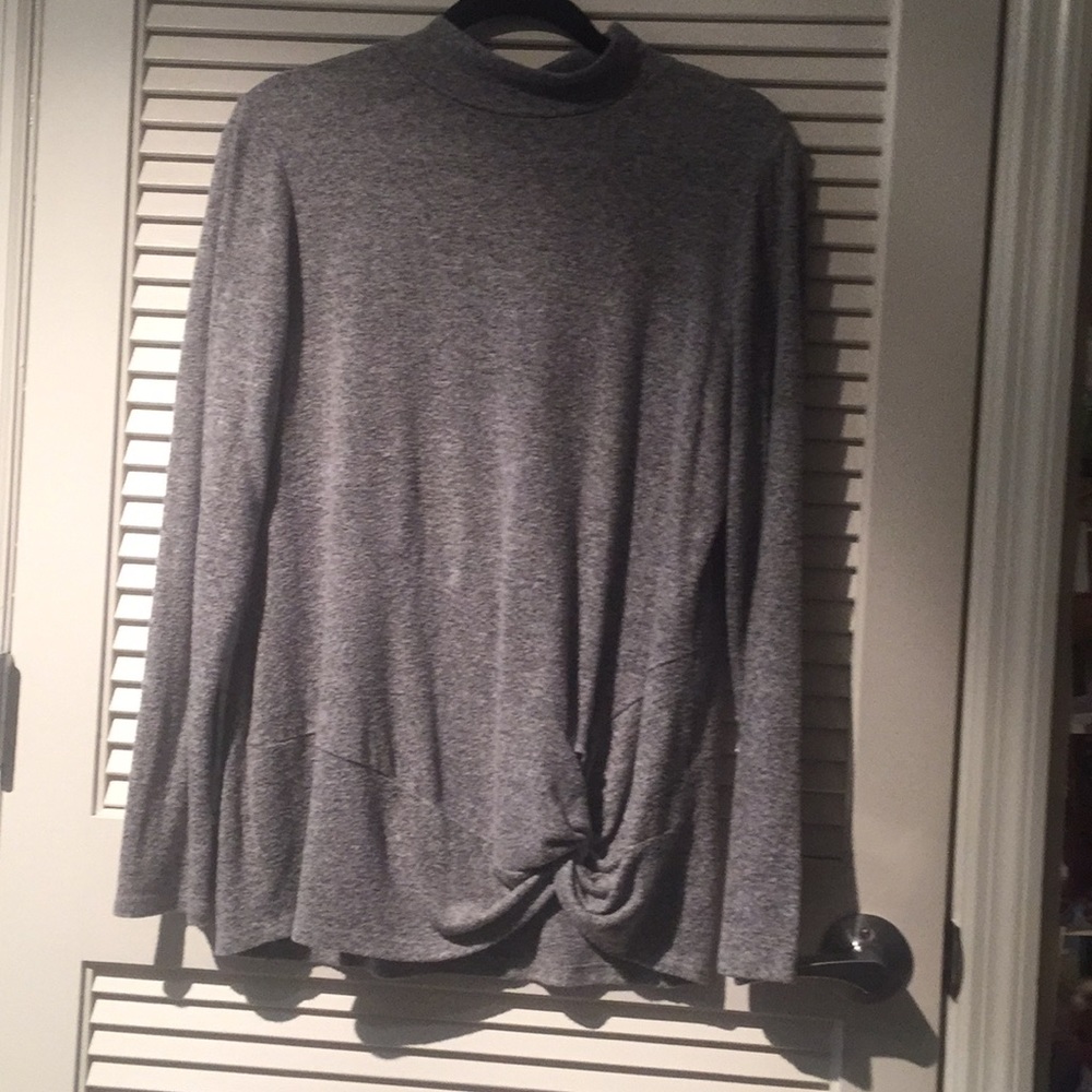 Mock Turtleneck Top